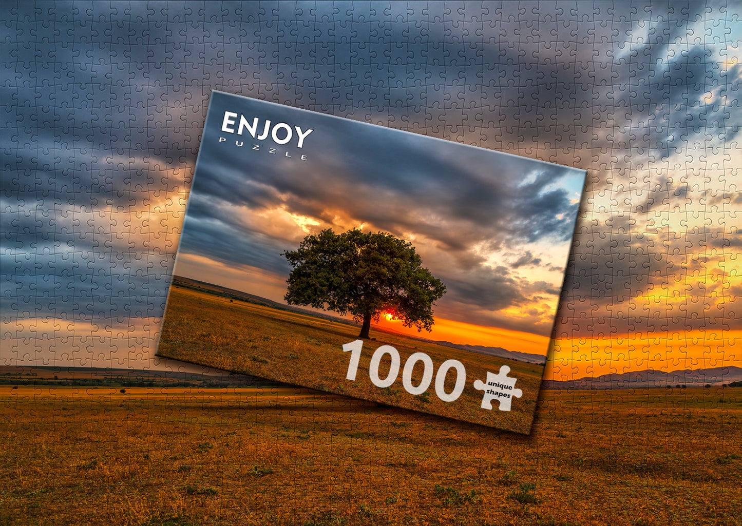 1000 Pieces Jigsaw Puzzle - Leaves Eclipse (2065)