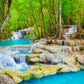 1000 Pieces Jigsaw Puzzle - Turquoise Waterfall, Thailand (2067)