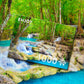 1000 Pieces Jigsaw Puzzle - Turquoise Waterfall, Thailand (2067)
