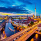1000 Pieces Jigsaw Puzzle - Berlin Cityscape by Night (2068)