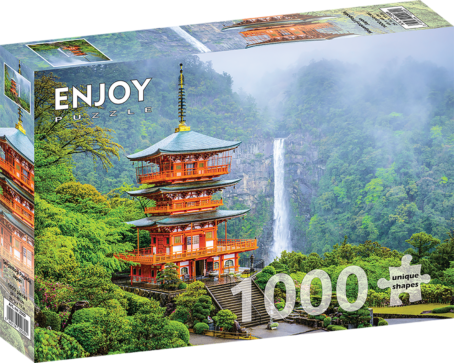 1000 Pieces Jigsaw Puzzle - Seiganto-ji Pagoda, Japan (2069)