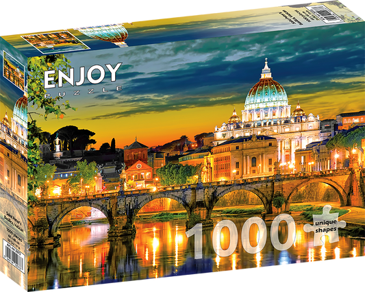 1000 Pieces Jigsaw Puzzle - Saint Peter's Basilica, Vatican (2073)