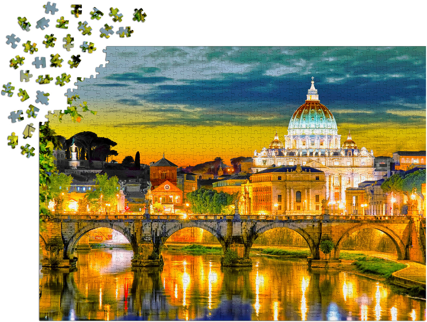 1000 Pieces Jigsaw Puzzle - Saint Peter's Basilica, Vatican (2073)