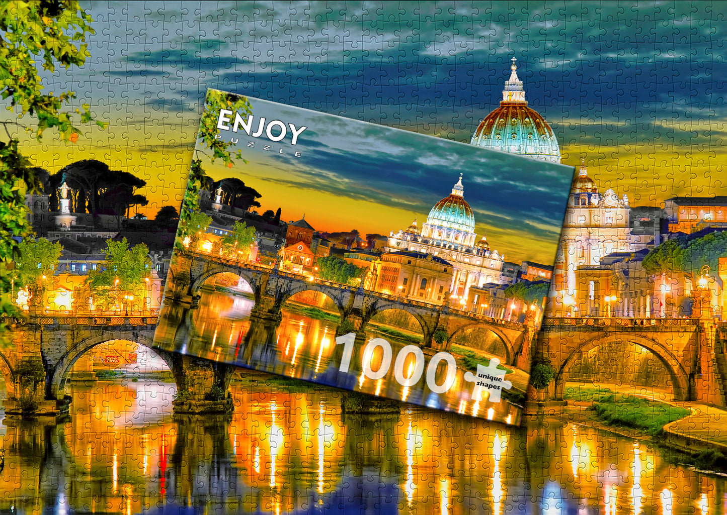1000 Pieces Jigsaw Puzzle - Saint Peter's Basilica, Vatican (2073)