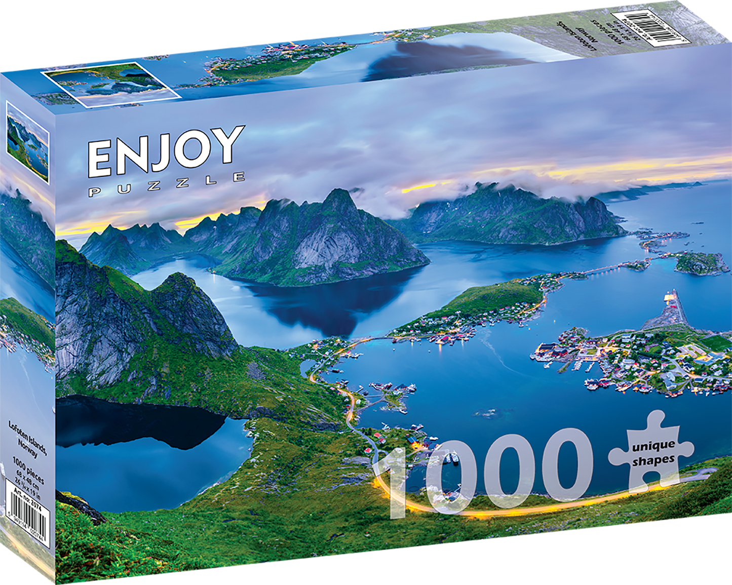 1000 Pieces Jigsaw Puzzle - Lofoten Islands, Norway (2074)