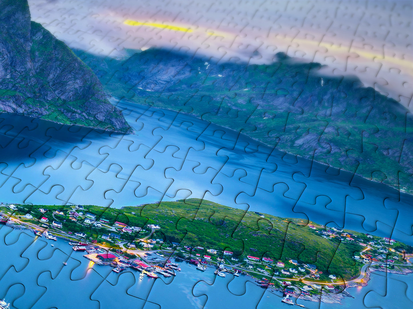 1000 Pieces Jigsaw Puzzle - Lofoten Islands, Norway (2074)