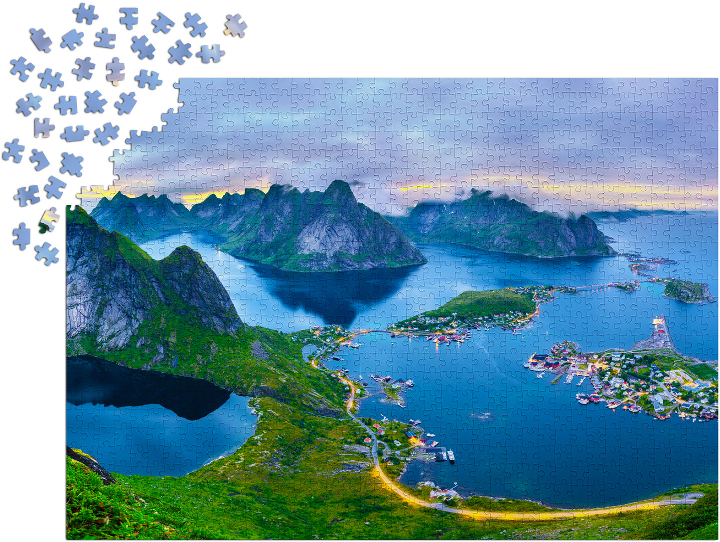 1000 Pieces Jigsaw Puzzle - Lofoten Islands, Norway (2074)