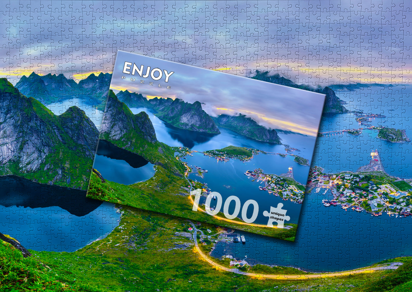 1000 Pieces Jigsaw Puzzle - Lofoten Islands, Norway (2074)