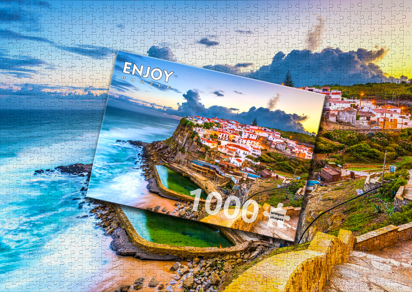 1000 Pieces Jigsaw Puzzle - Azenhas do Mar, Portugal (2076)