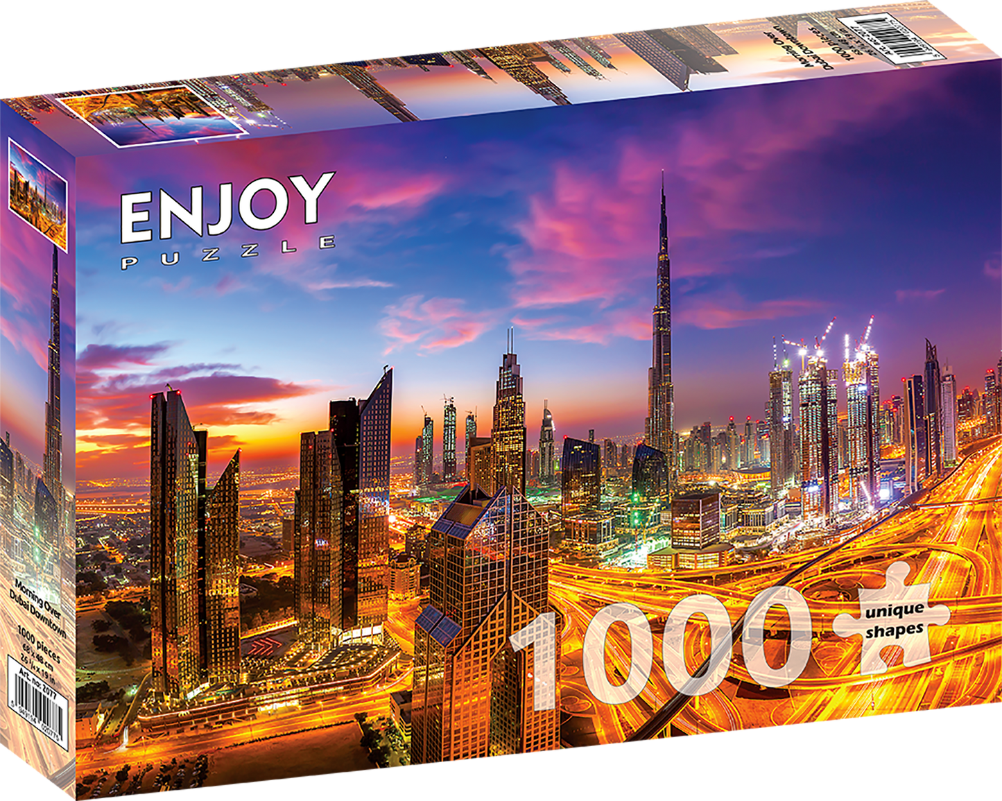 1000 Pieces Jigsaw Puzzle - Morning Over Dubai Downtown (2077)