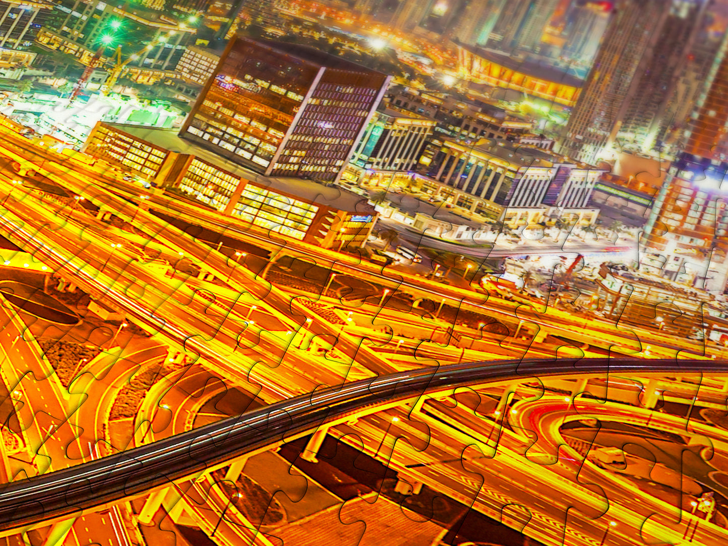 1000 Pieces Jigsaw Puzzle - Morning Over Dubai Downtown (2077)