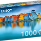 1000 Pieces Jigsaw Puzzle - Houses on Water, Groningen, Netherlands (2078)