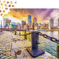 1000 Pieces Jigsaw Puzzle - Boston Harbor at Dusk, USA (2079)
