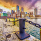 1000 Pieces Jigsaw Puzzle - Boston Harbor at Dusk, USA (2079)