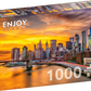 1000 Pieces Jigsaw Puzzle - New York City Skyline at Dusk (2081)