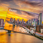 1000 Pieces Jigsaw Puzzle - New York City Skyline at Dusk (2081)