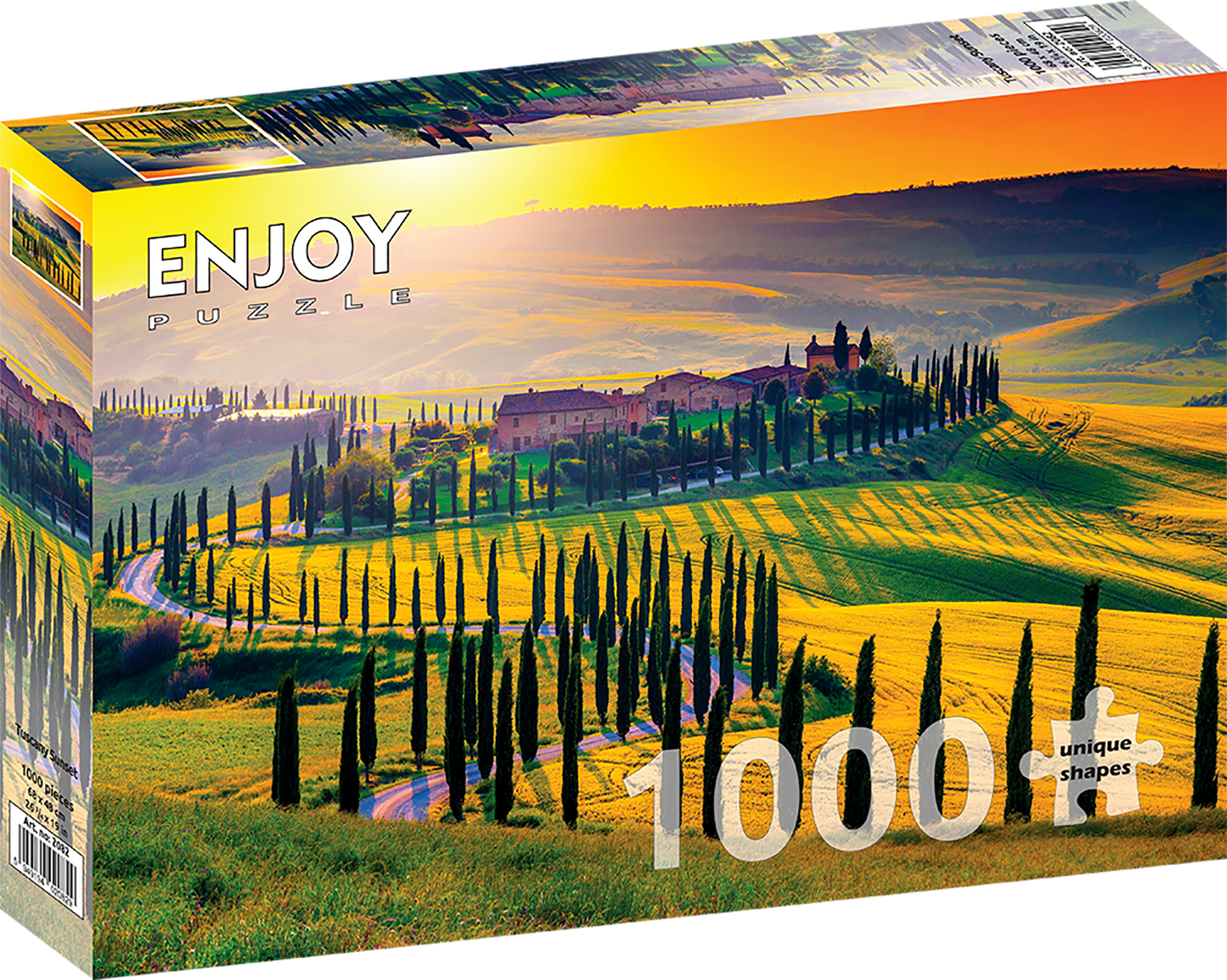 1000 Pieces Jigsaw Puzzle - Tuscany Sunset (2082)