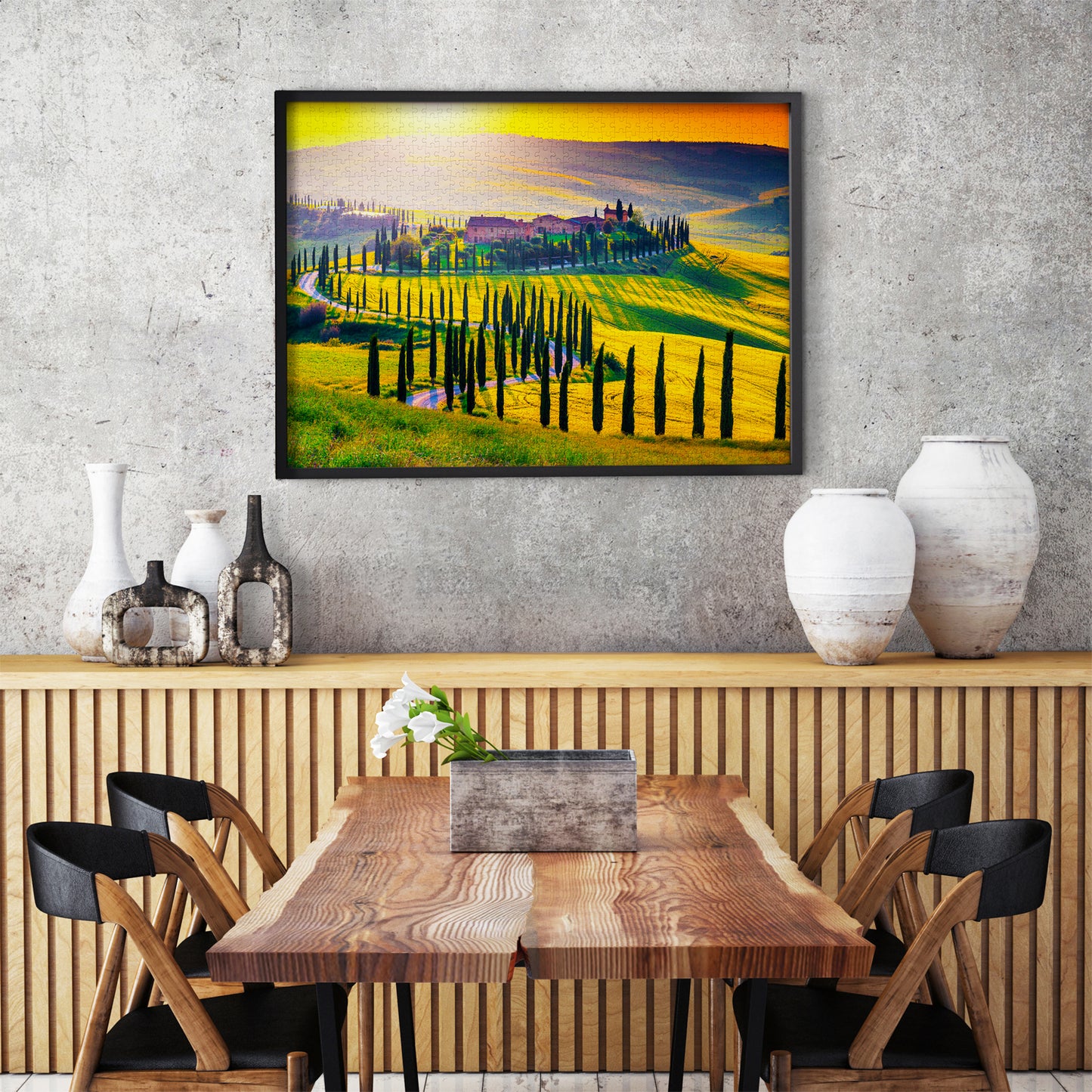 1000 Pieces Jigsaw Puzzle - Tuscany Sunset (2082)