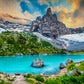 1000 Pieces Jigsaw Puzzle - Sorapis Lake, Dolomites, Italy (2083)