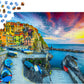 1000 Pieces Jigsaw Puzzle - Manarola Harbor at Sunset, Cinque Terre, Italy (2084)