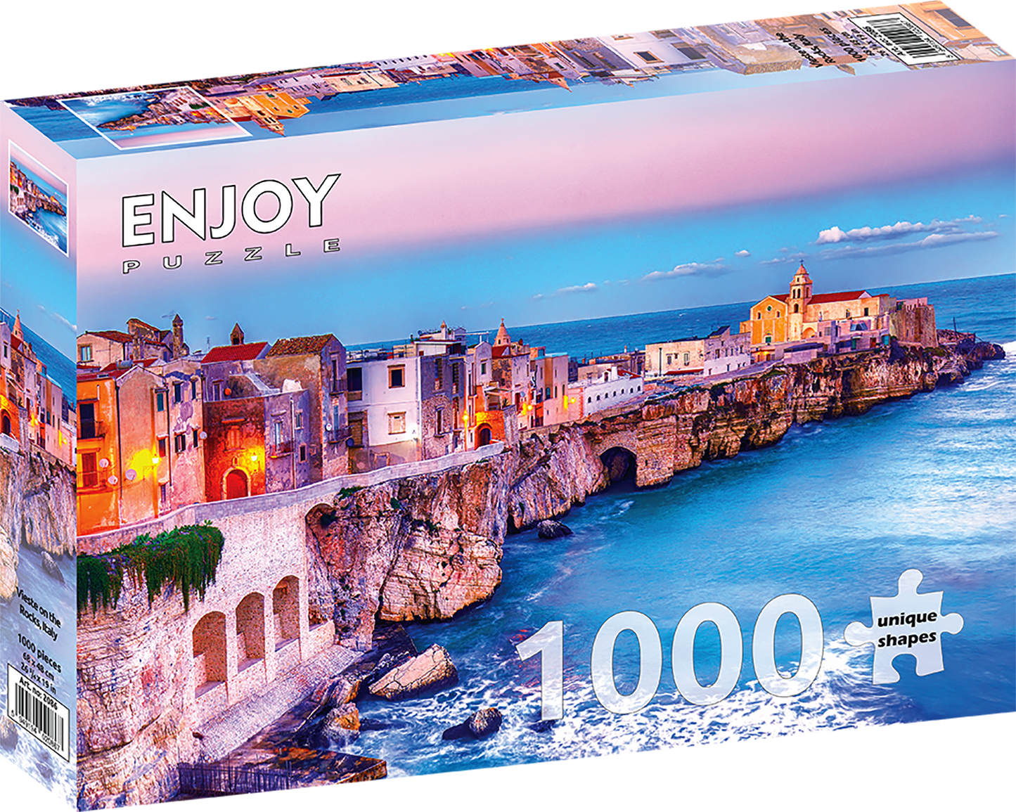 1000 Pieces Jigsaw Puzzle - Vieste on the Rocks, Italy (2086)