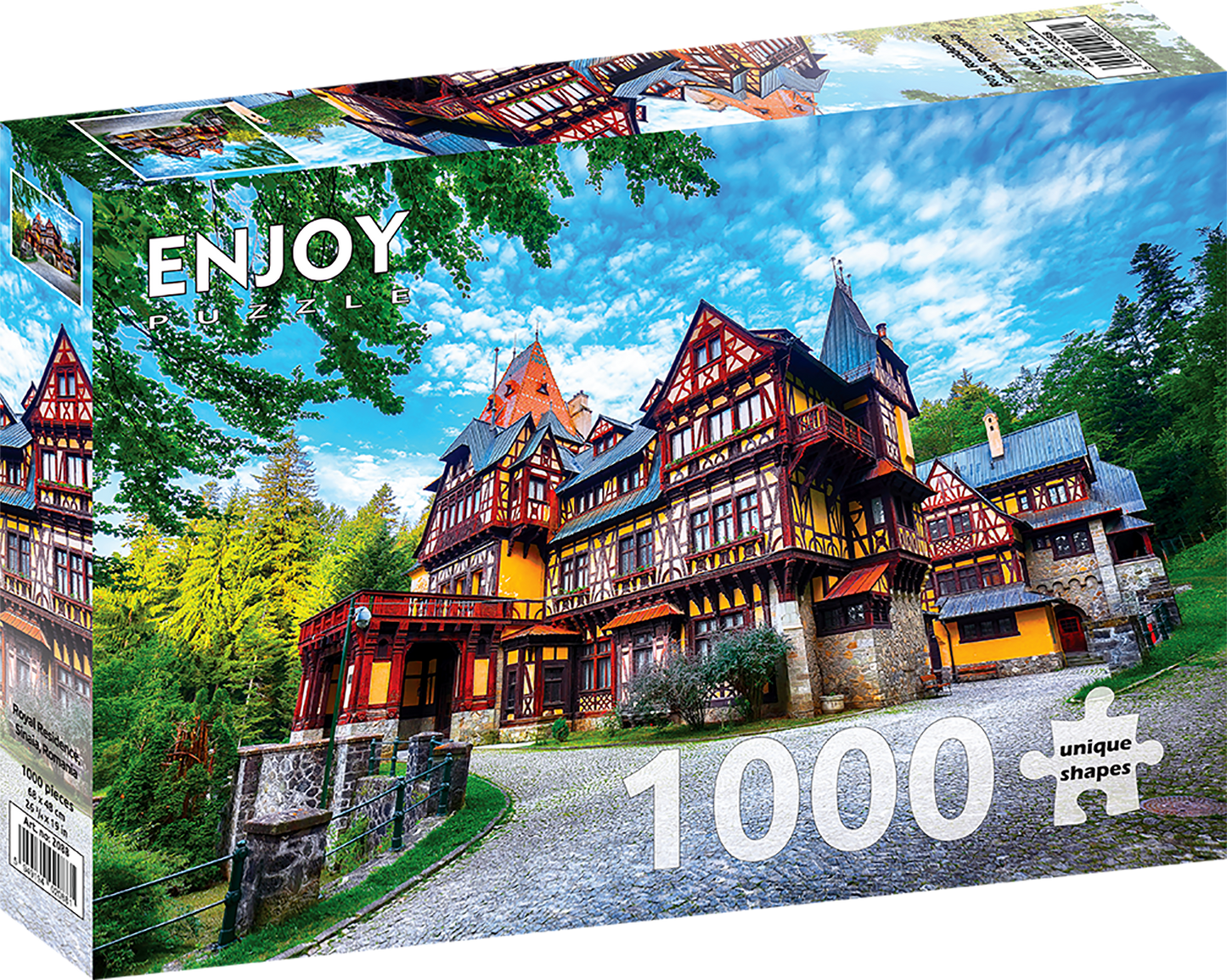 1000 Pieces Jigsaw Puzzle - Royal Residence, Sinaia, Romania (2088)