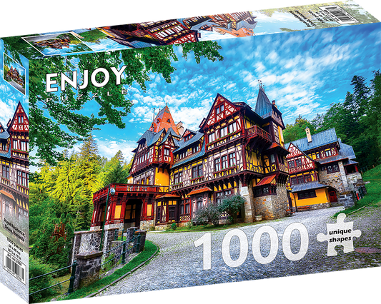 1000 Pieces Jigsaw Puzzle - Royal Residence, Sinaia, Romania (2088)