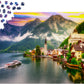 1000 Pieces Jigsaw Puzzle - Hallstatt Town at Sunset, Austria (2089)