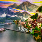1000 Pieces Jigsaw Puzzle - Hallstatt Town at Sunset, Austria (2089)