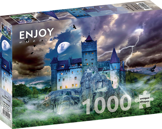 1000 Pieces Jigsaw Puzzle - Scary Dracula's Castle (2090)