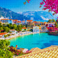 1000 Pieces Jigsaw Puzzle - Assos Village in Cephalonia, Greece (2092)