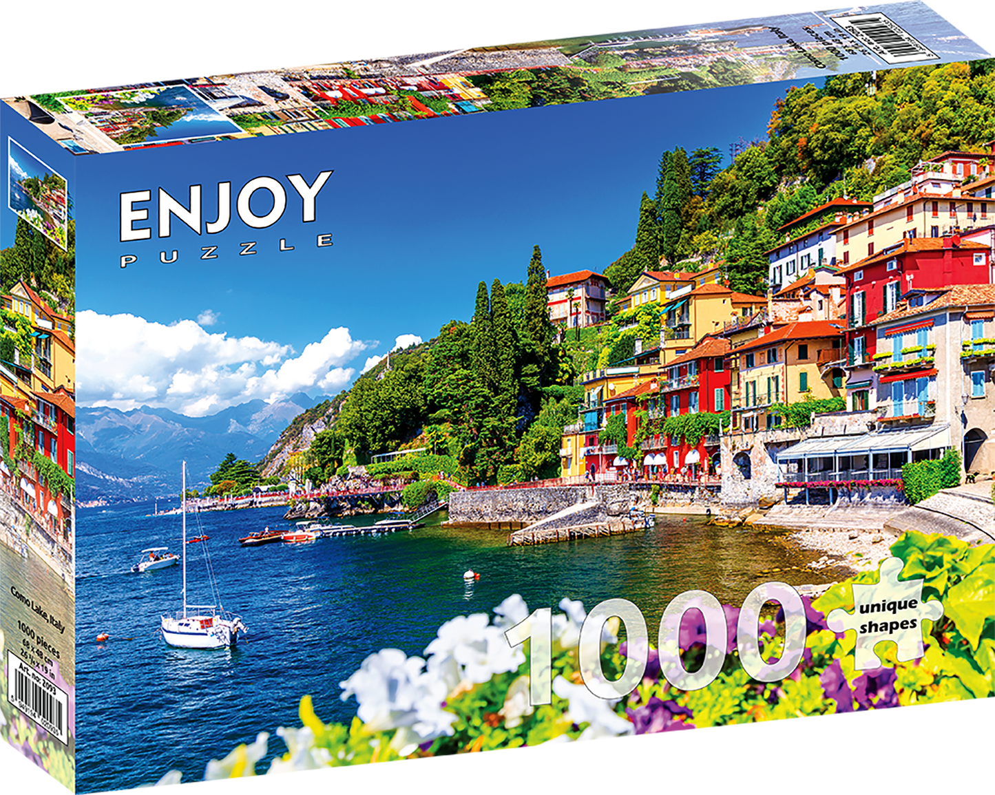 1000 Pieces Jigsaw Puzzle - Como Lake, Italy (2093)