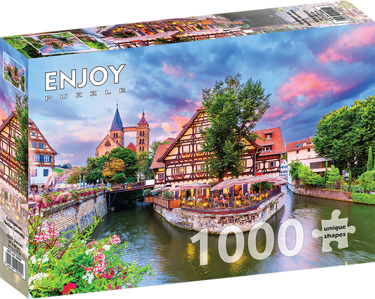 1000 Pieces Jigsaw Puzzle - Esslingen am Neckar, Germany (2094)