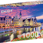 1000 Pieces Jigsaw Puzzle - Ghent at Twilight, Belgium (2097)