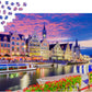 1000 Pieces Jigsaw Puzzle - Ghent at Twilight, Belgium (2097)