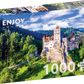 1000 Pieces Jigsaw Puzzle - Bran Castle in Summer, Romania (2100)