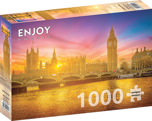 1000 Pieces Jigsaw Puzzle - London on Fire (2101)