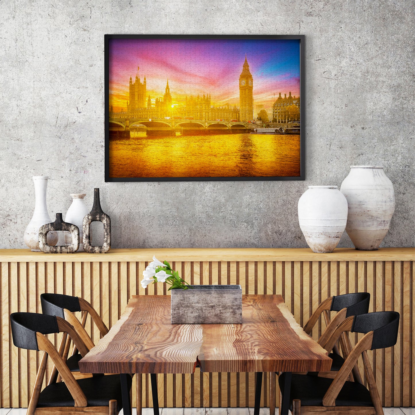 1000 Pieces Jigsaw Puzzle - London on Fire (2101)