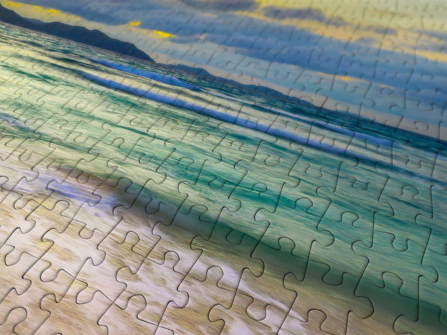 1000 Pieces Jigsaw Puzzle - Seychelles Beach at Sunset (2102)