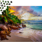 1000 Pieces Jigsaw Puzzle - Seychelles Beach at Sunset (2102)