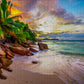 1000 Pieces Jigsaw Puzzle - Seychelles Beach at Sunset (2102)