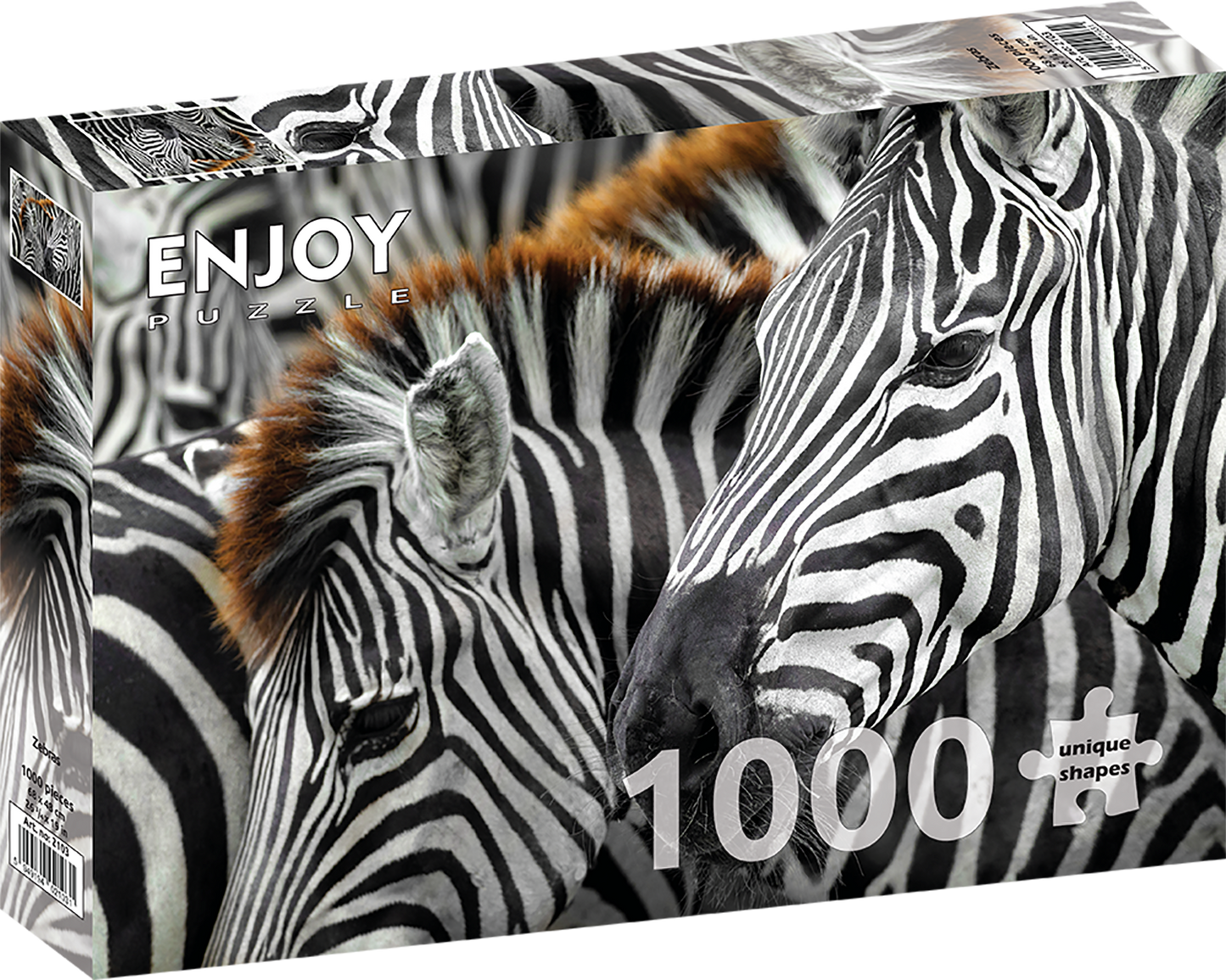 1000 Pieces Jigsaw Puzzle - Zebras (2103)
