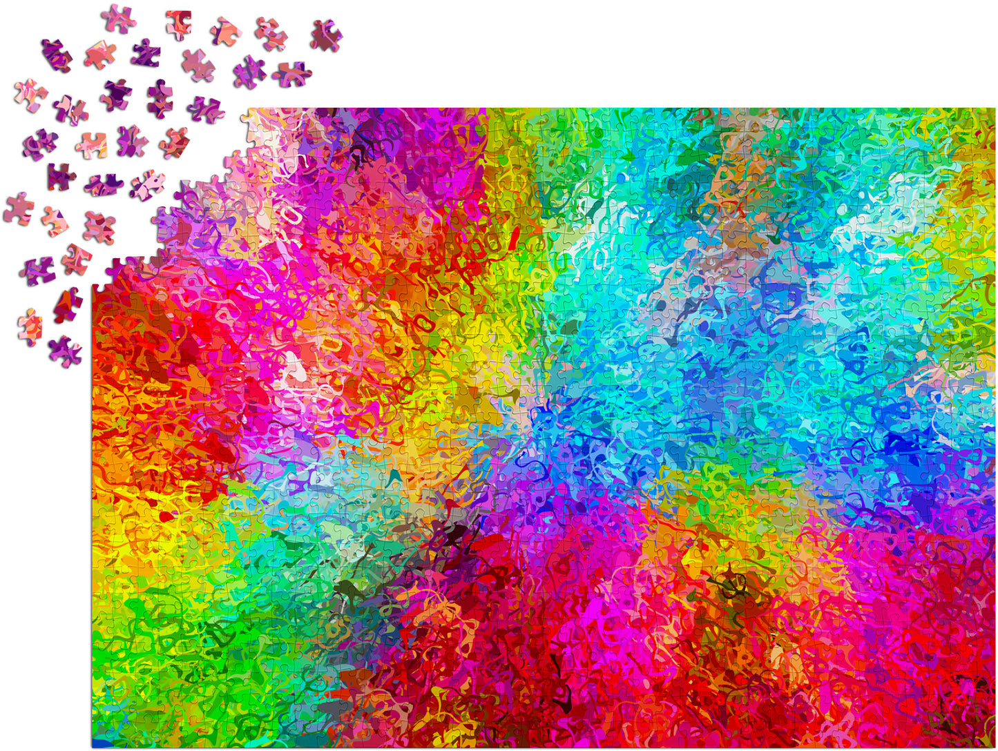 1000 Pieces Jigsaw Puzzle - Hue Burst (2107)