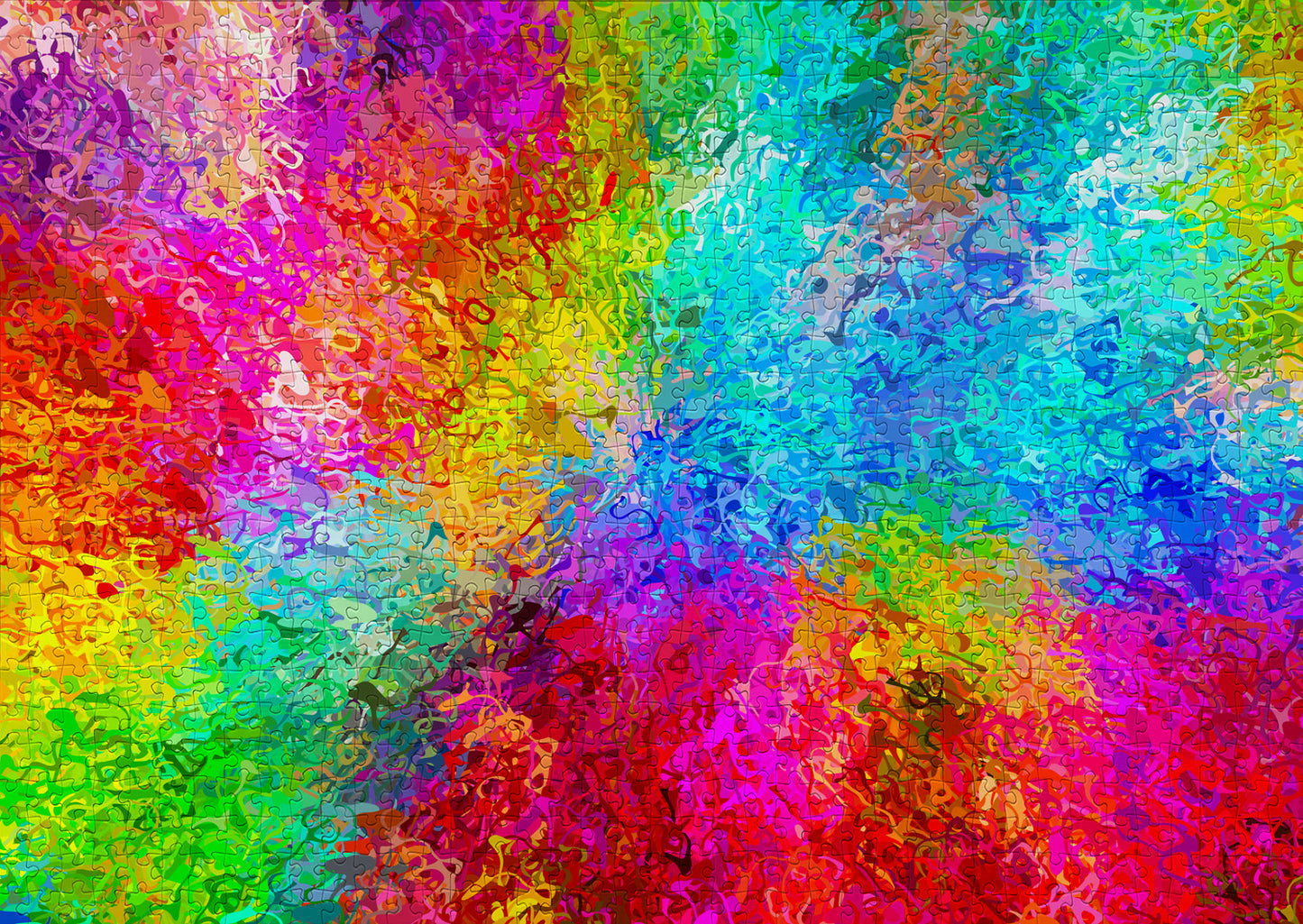 1000 Pieces Jigsaw Puzzle - Hue Burst (2107)