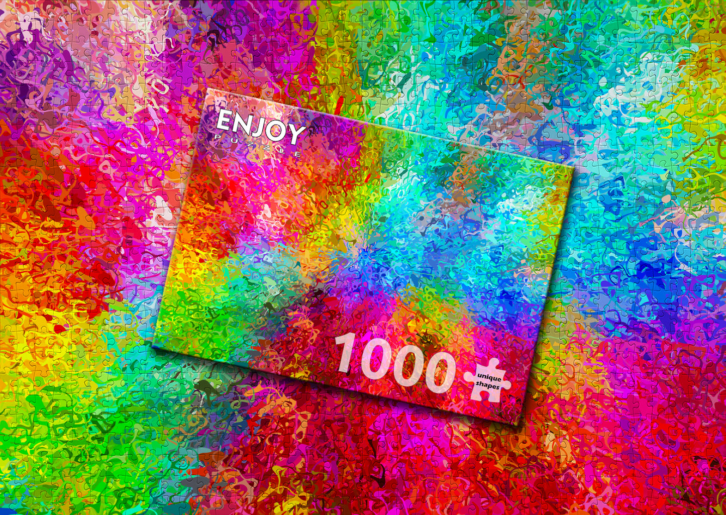 1000 Pieces Jigsaw Puzzle - Hue Burst (2107)