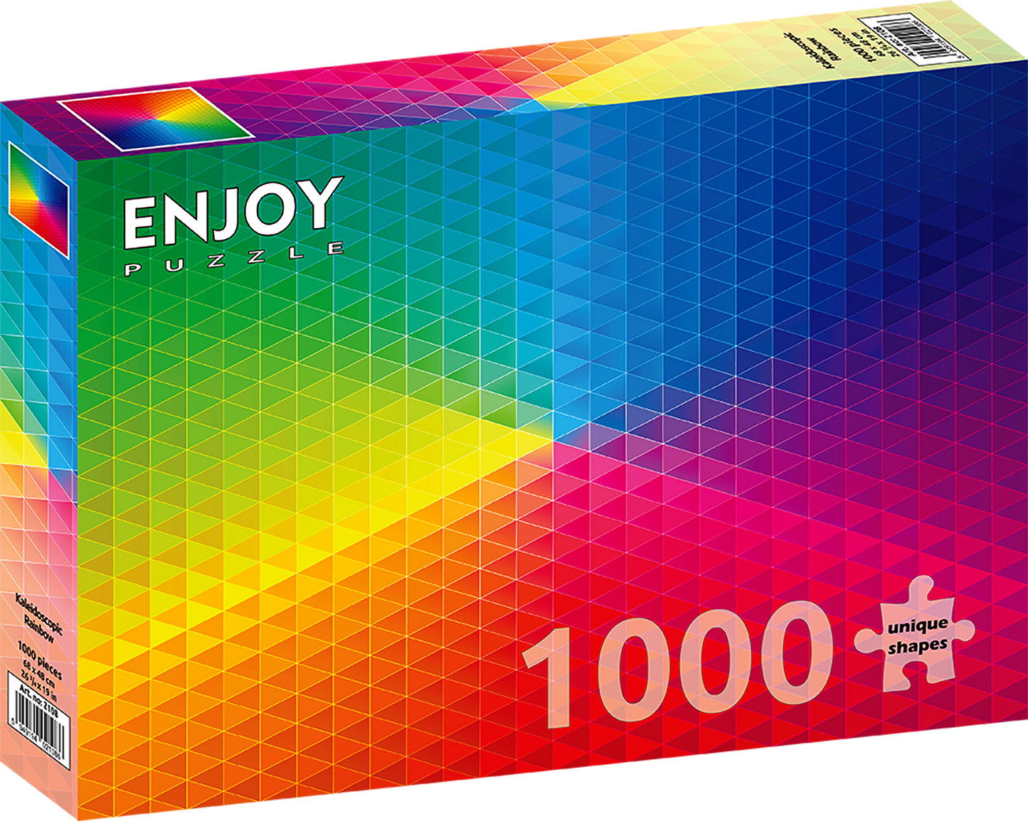 1000 Pieces Jigsaw Puzzle - Kaleidoscopic Rainbow (2108)