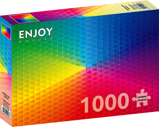 1000 Pieces Jigsaw Puzzle - Kaleidoscopic Rainbow (2108)