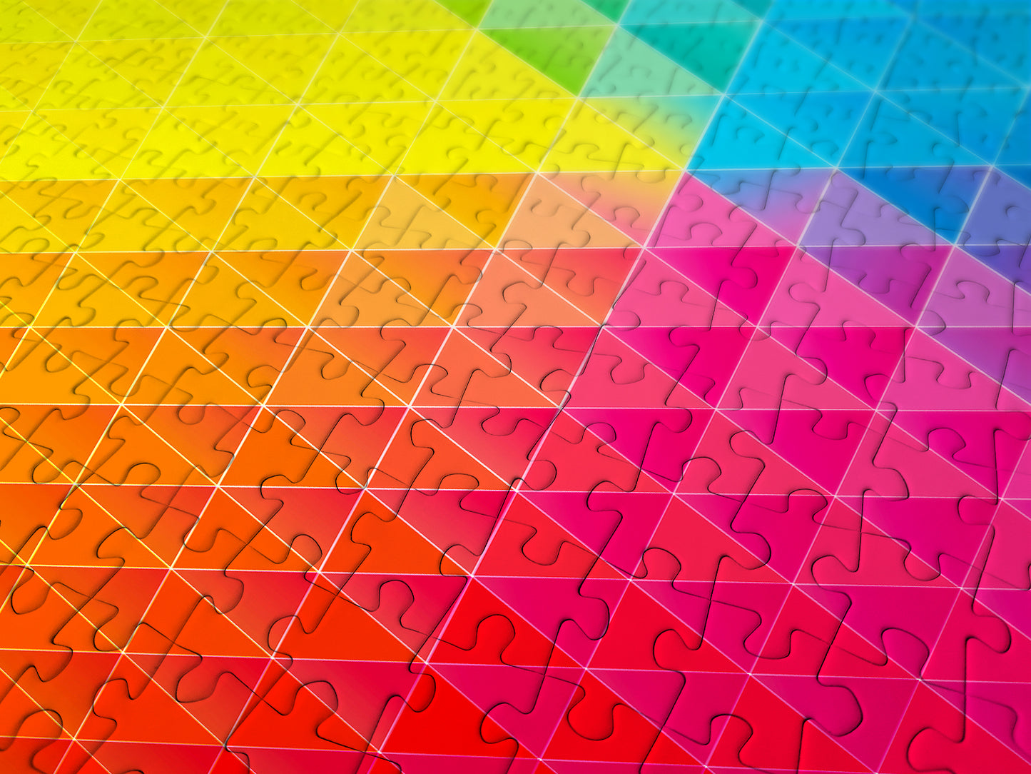 1000 Pieces Jigsaw Puzzle - Kaleidoscopic Rainbow (2108)