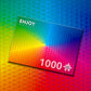 1000 Pieces Jigsaw Puzzle - Kaleidoscopic Rainbow (2108)