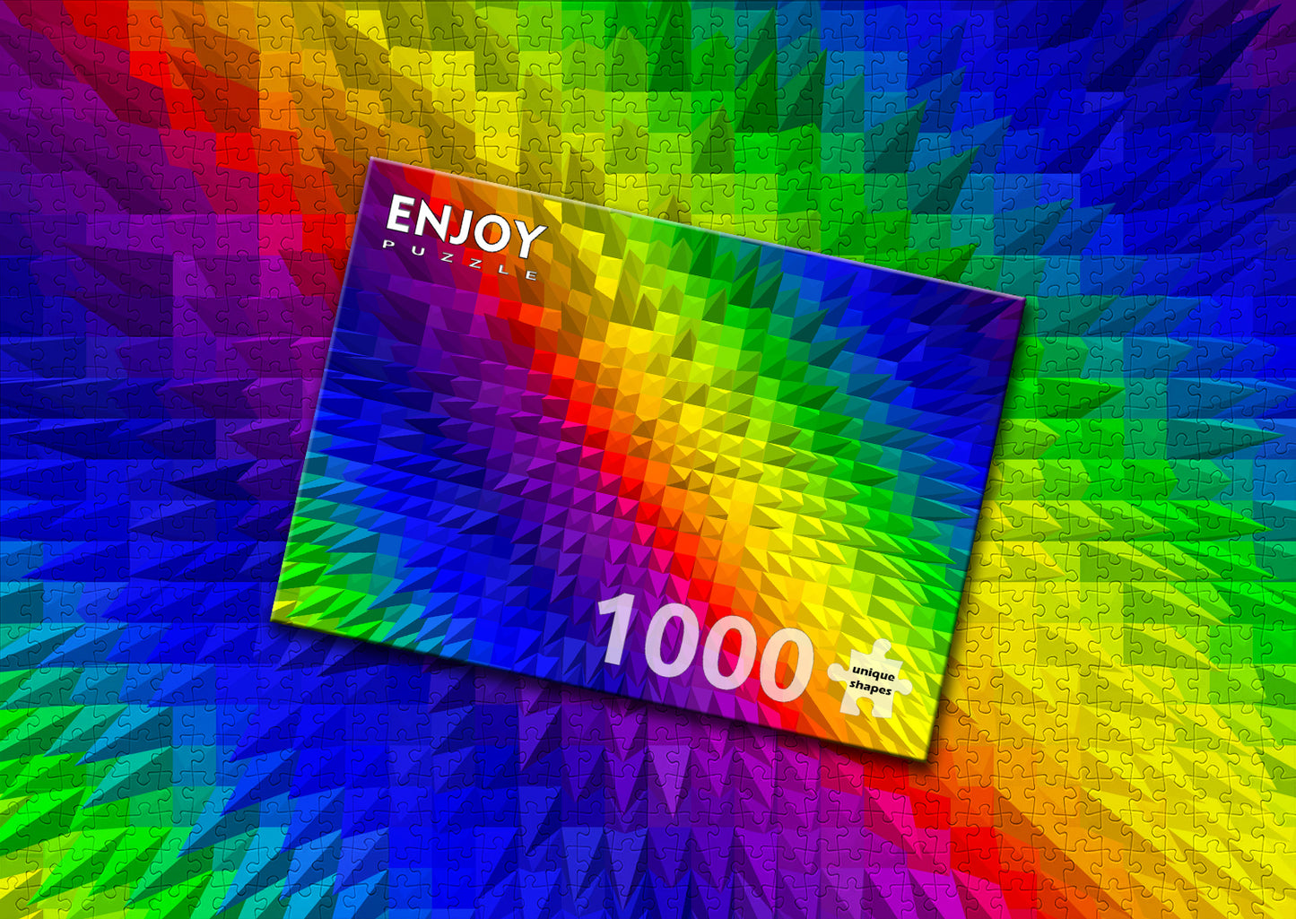 1000 Pieces Jigsaw Puzzle - Thorny Gradient (2110)